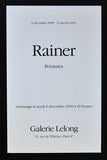 galerie Lelong # ARNULF RAINER # invitation, 1990, mint-