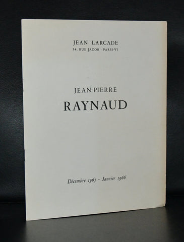 Jean LArcade # JEAN-PIERRE RAYNAUD # 1965, nm+