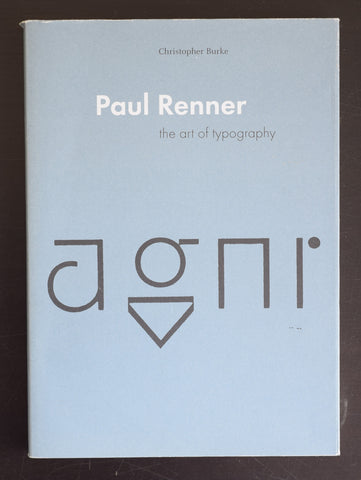 Paul Renner # THE ART OF TYPOGRAPHY # 1998, mint--