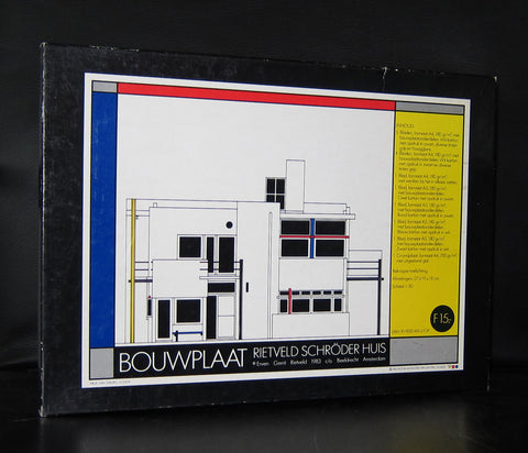 Gerrit Rietveld # RIETVELD SCHRODER HUIS # model kit, 1983, nm+