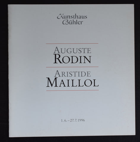 Kunsthaus Buhler # AUGUSTE RODIN / ARISTIDE MAILLOL # 1996, mint