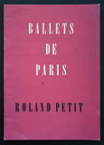 Stadschouwburg Amsterdam # ROLAND PETIT, Ballets de Paris # 1949, nm