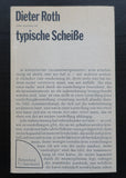 Dieter Roth # TYPISCHE SCHEISSE # 1973