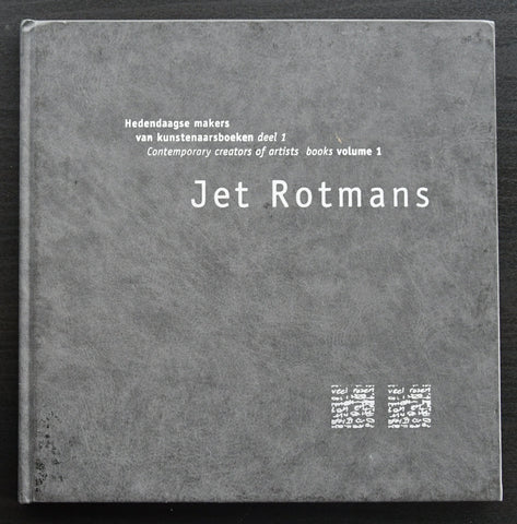 Artists books volume 1 # JET ROTMANS # 1999, signed /numbered/ mint-