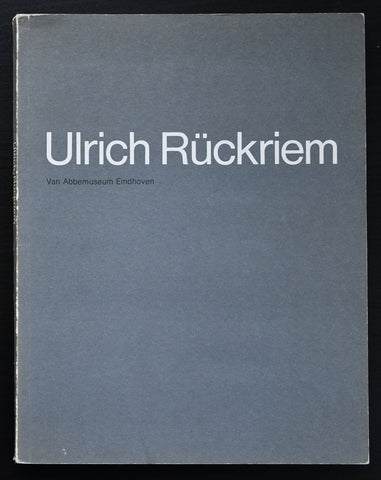 van Abbemuseum # ULRICH RÜCKRIEM # design Walter Nikkels , 1977, nm