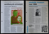 Stedelijk Museum, Bulletin # SANDBERG als Typograaf/Ontwerper # 1986, nm