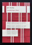 Q.S. Serafijn # AANTEKENINGEN/ NOTES # 1999, mint