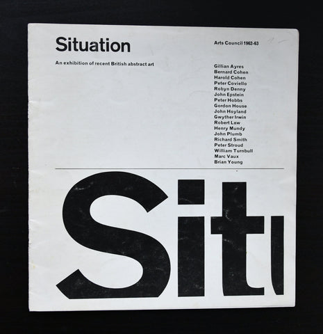 Arts Council # SITUATION  1962-63# 1962, nm