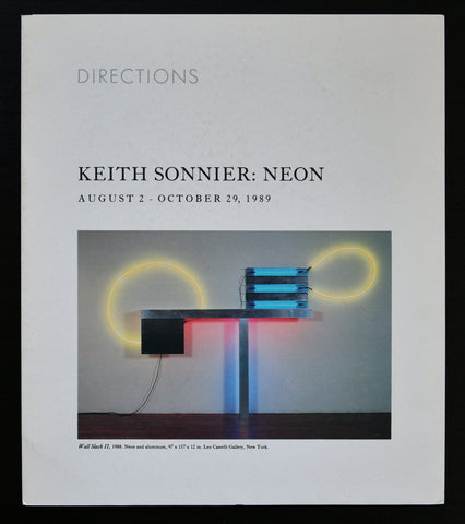 Directions # KEITH SONNIER : NEON # 1989, nm