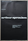 van Abbemuseum # ARTHUR SPRONKEN # affiche, 1965, Cornet design, B+