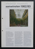 Stedelijk MUseum # AANWINSTEN 1982/83 # 1983, mint-