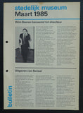 Stedelijk Museum # BENOEMING WIM BEEREN, Bulletin # 1985, nm