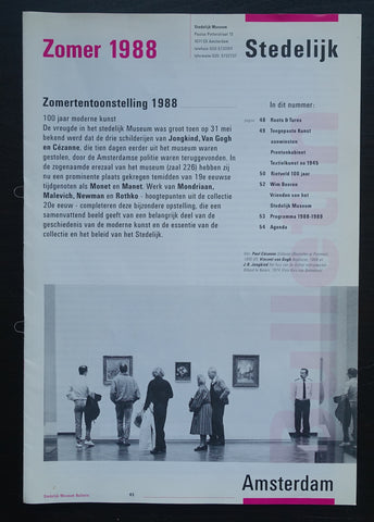 Stedelijk Museum # BULLETIN ZOMER 1988# 1988, nm+