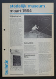 Stedelijk Museum # AGENDA, Bulletin, SOL LEWITT # 1984, nm+