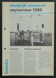 Stedelijk Museum # BULLETIN, septemebr 1985 # 1985, nm+