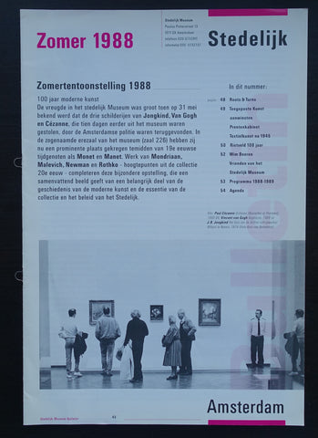 Stedelijk Museum # ZOMER 1988, bulletin # 1988, nm