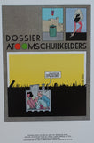 Joost Swarte # Portfolio INSTITUUT SCHROEVERS , 4 prints # signed, 1987, mint-