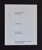 Horst Antes , Hans Andreus # SYMBIOSION # 1967, nm