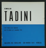 galleria del Cavallino #EMILIO TADINI # 1961, nm