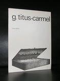 Stedelijk Museum #G. TITUS-CARMEL# Crouwel,nm, 1973