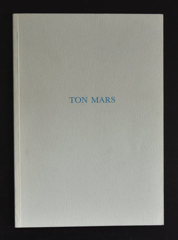 Galerie Cora Holzl # TON MARS # 1988, 800cps, nm