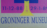 Swip Stolk, Groninger Museum # TRIENNALE NOORD- NEDERLAND # poster, 1988, mint