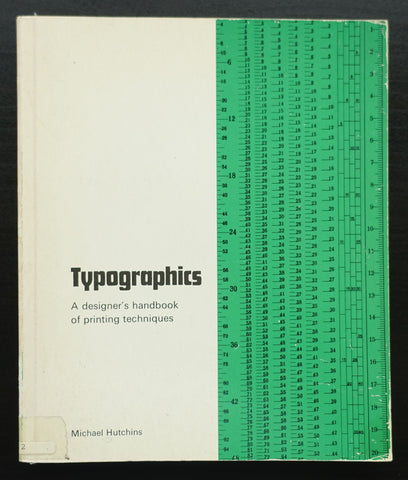 Michael Hutchins # TYPOGRAPHICS # 1969, nm-