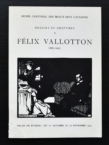 Musee Cantonal de Lausanne # FELIX VALLOTTON # 1954, nm+