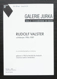 galerie Jurka # RUDOLF VALSTER, invitation # 1989, nm+