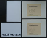 Abbemuseum / Asselijn # DAVID VAN DE KOP #  package 1979, mint-