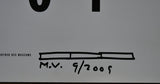 Josef Albers Museum , Bottrop # MICHAEL VENEZIA # signed with drawing, 2005, mint