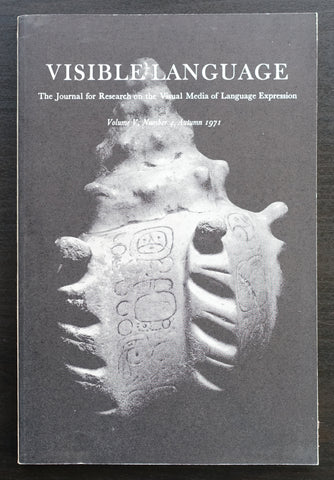 Visible Language # ANCIENT MAY Calligraphy, Autumn 1971 # 1971, nm++