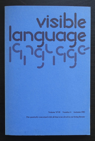 Visible Language # AUTUMN 1983 # 1983, mint-