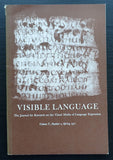 Visible Language # VISIBLE LANGUAGE , Linguyistic features # 1971, nm