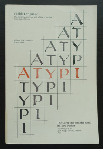 Visible Language # THE COMPUTER  and the HAND IN TYPE DESIGN #