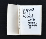 Jeroen van Westen, Miniature book # EERSTE IMPRESSIE # numb/signed, 1980