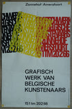 Zonnehof Amersfoort, Vandenbrink #GRAFISCH WERK VAN BELGISCHE KUNSTENAARS # silkscreen, poster, 1966